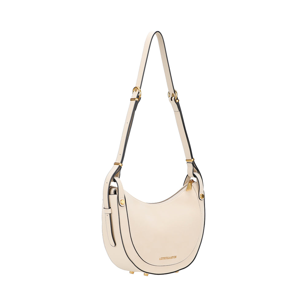 Sac épaule bandoulière croûte de cuir Madelena
