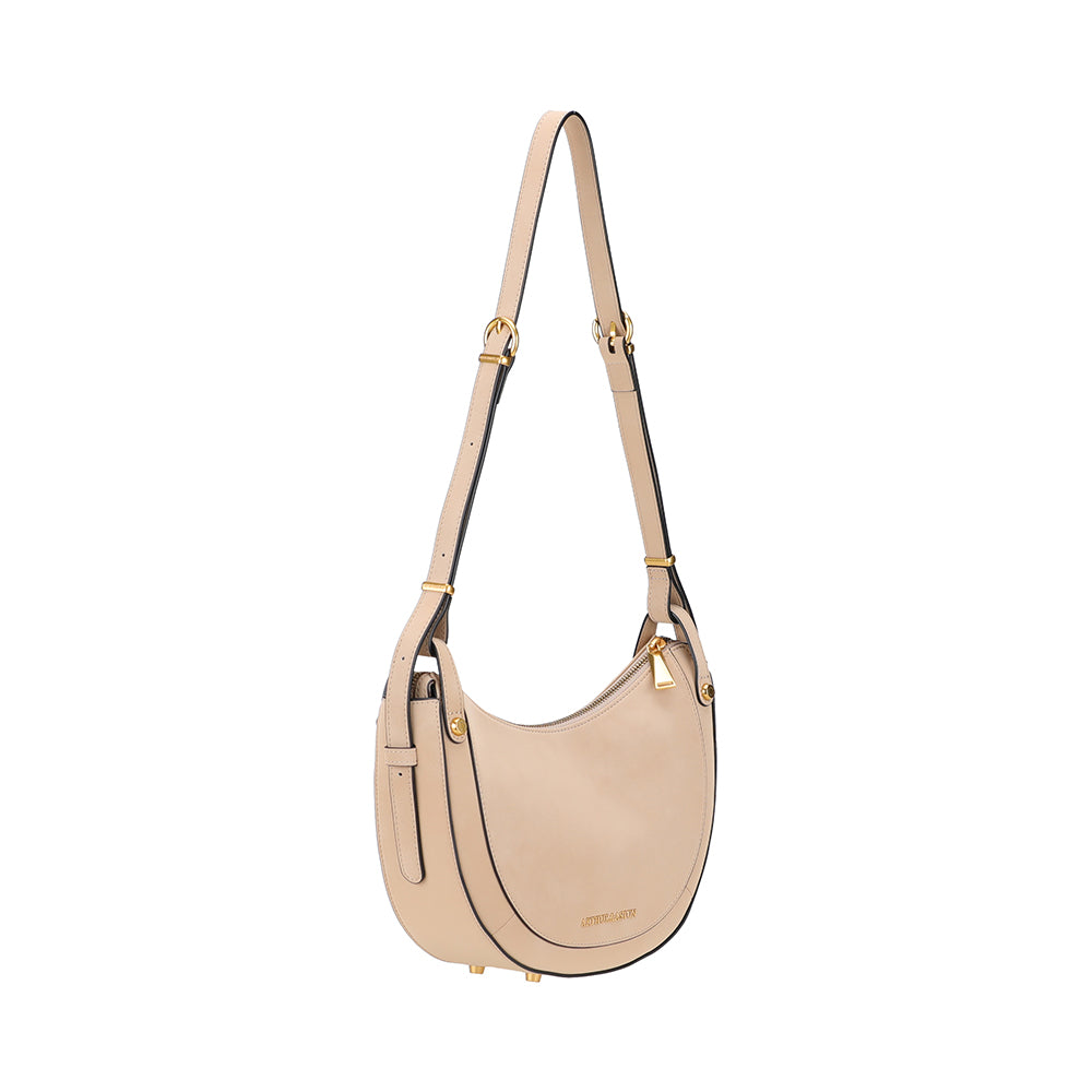 Sac épaule bandoulière croûte de cuir Madelena