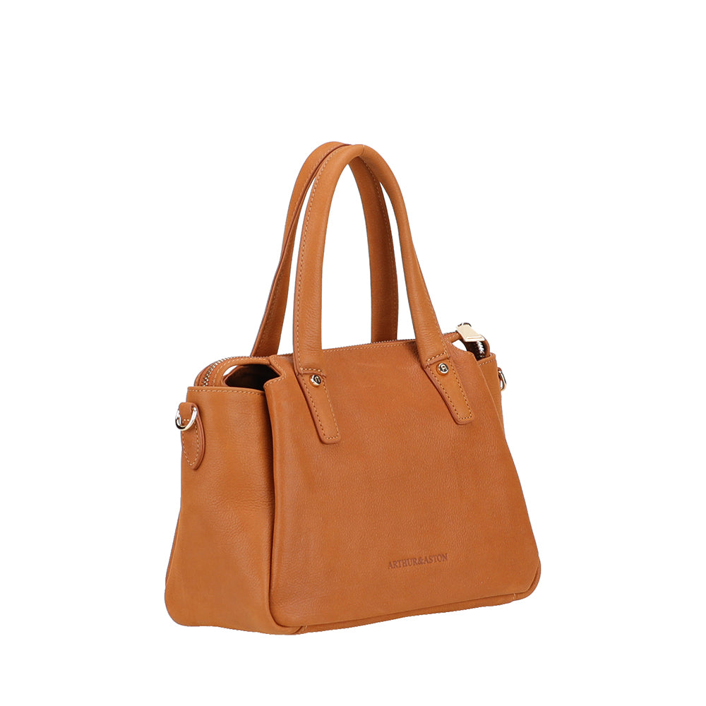 Sac à main trapèze cuir Elsa