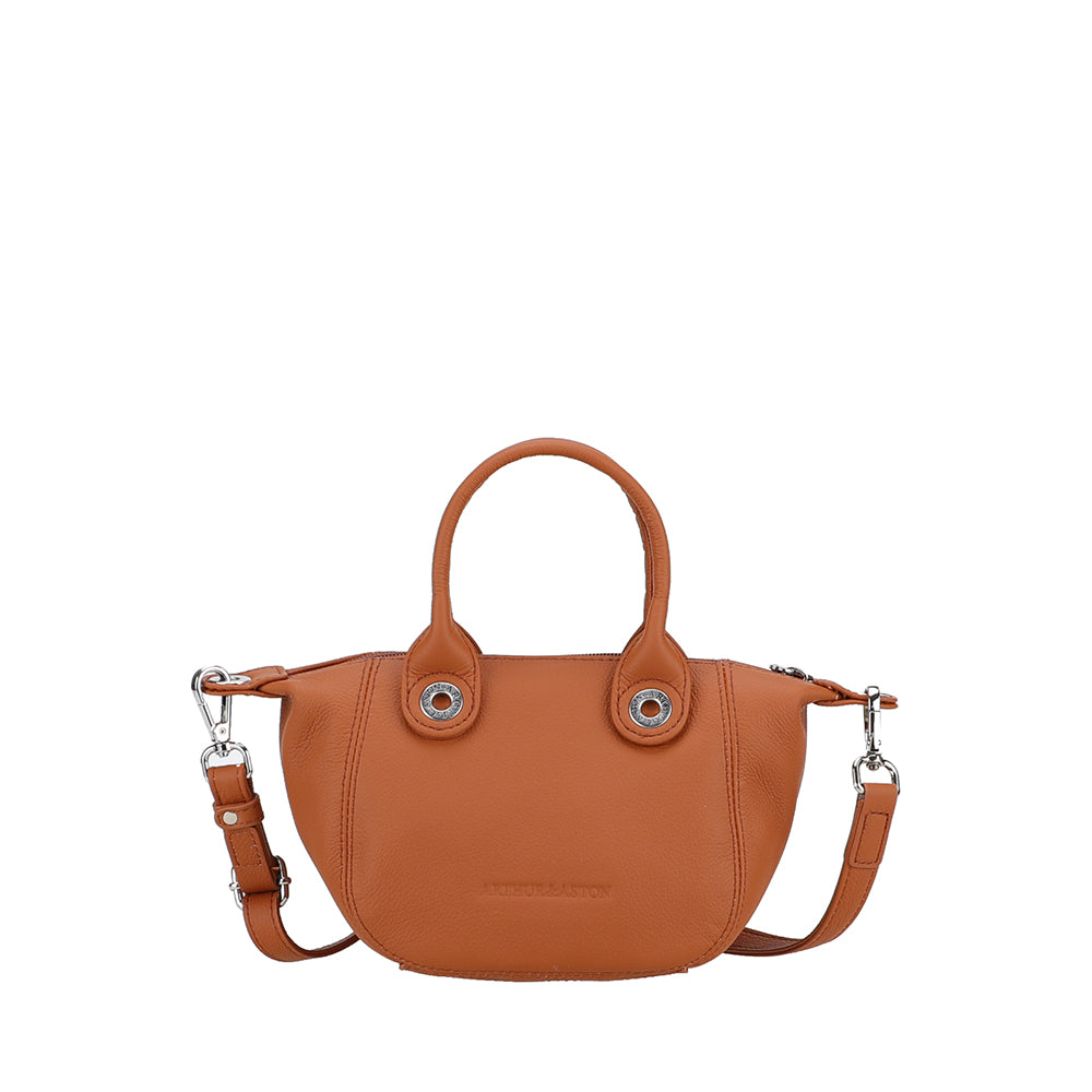 Mini sac cabas Louisa en cuir