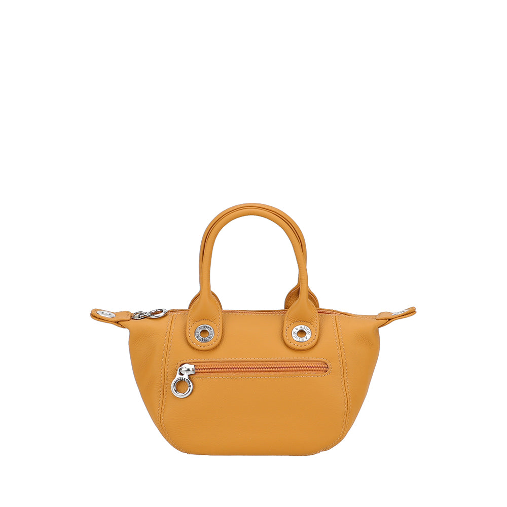 Mini sac cabas Louisa en cuir