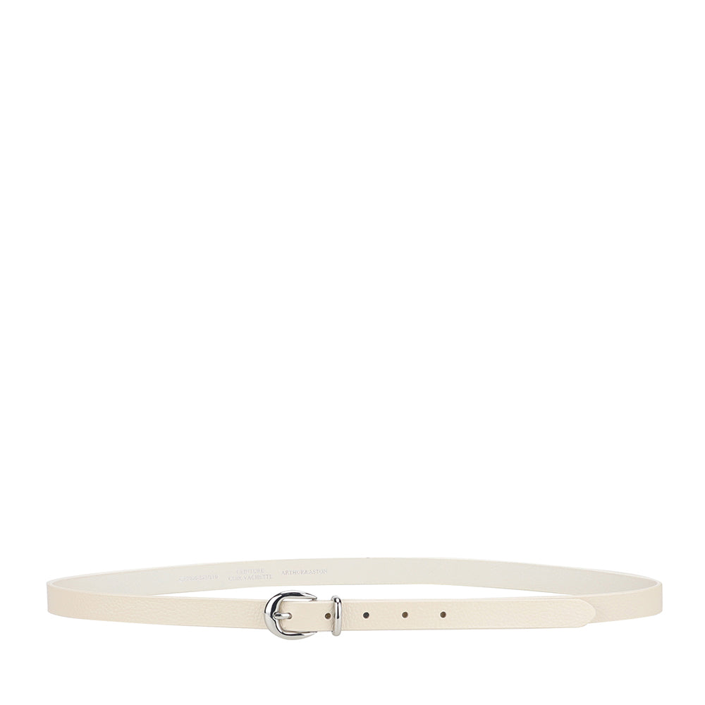 Ceinture femme fine cuir grainé