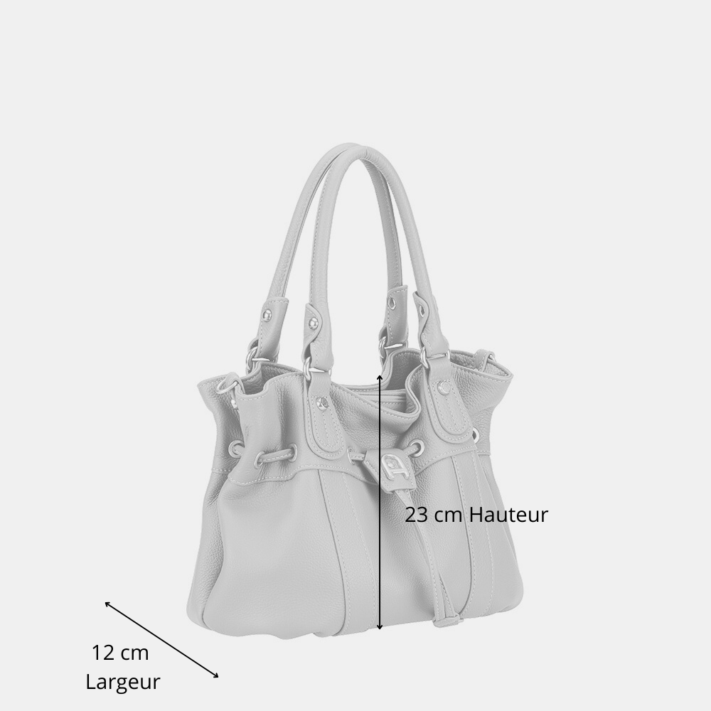 M Camille leather shoulder bag