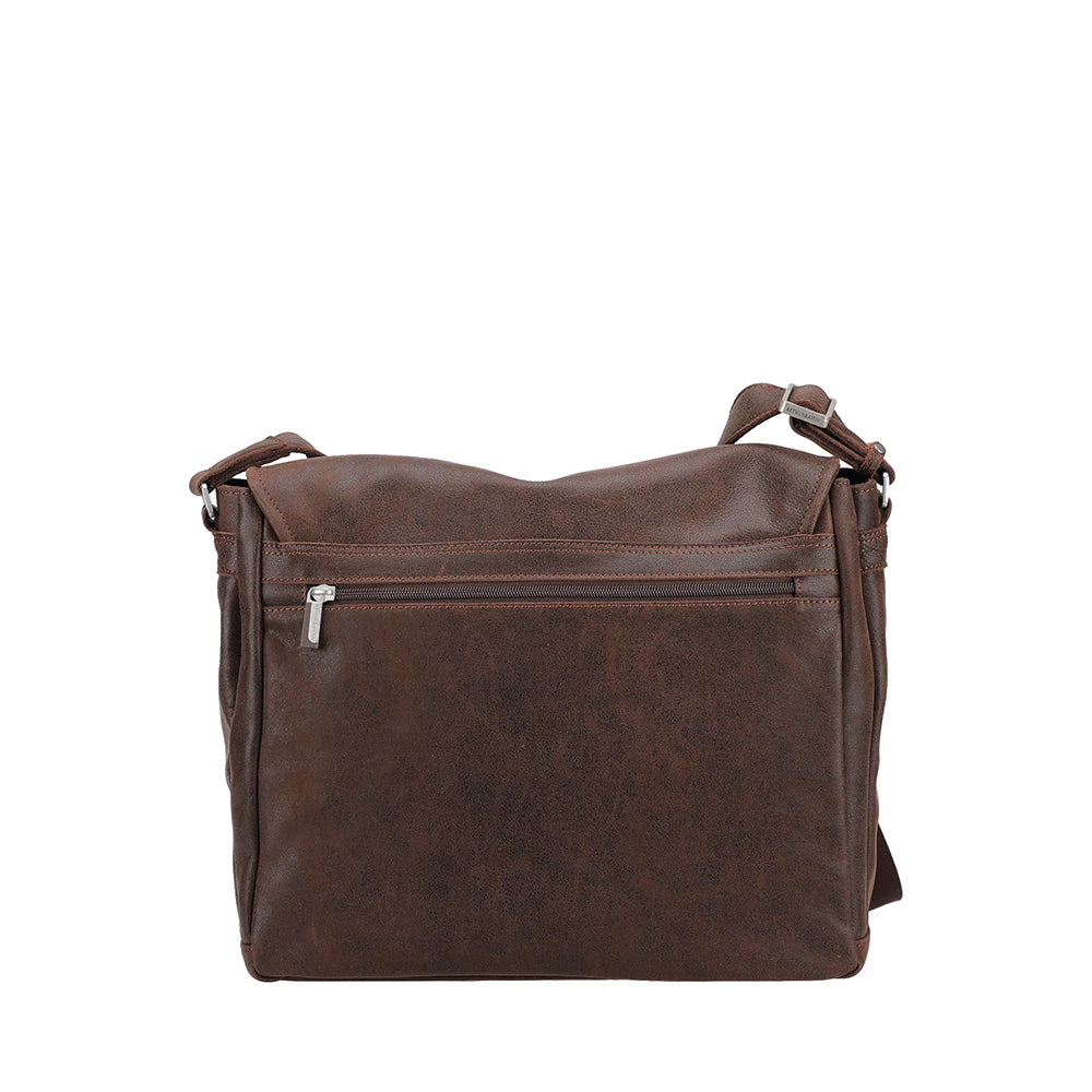 Owen Large Leather Messenger Bag