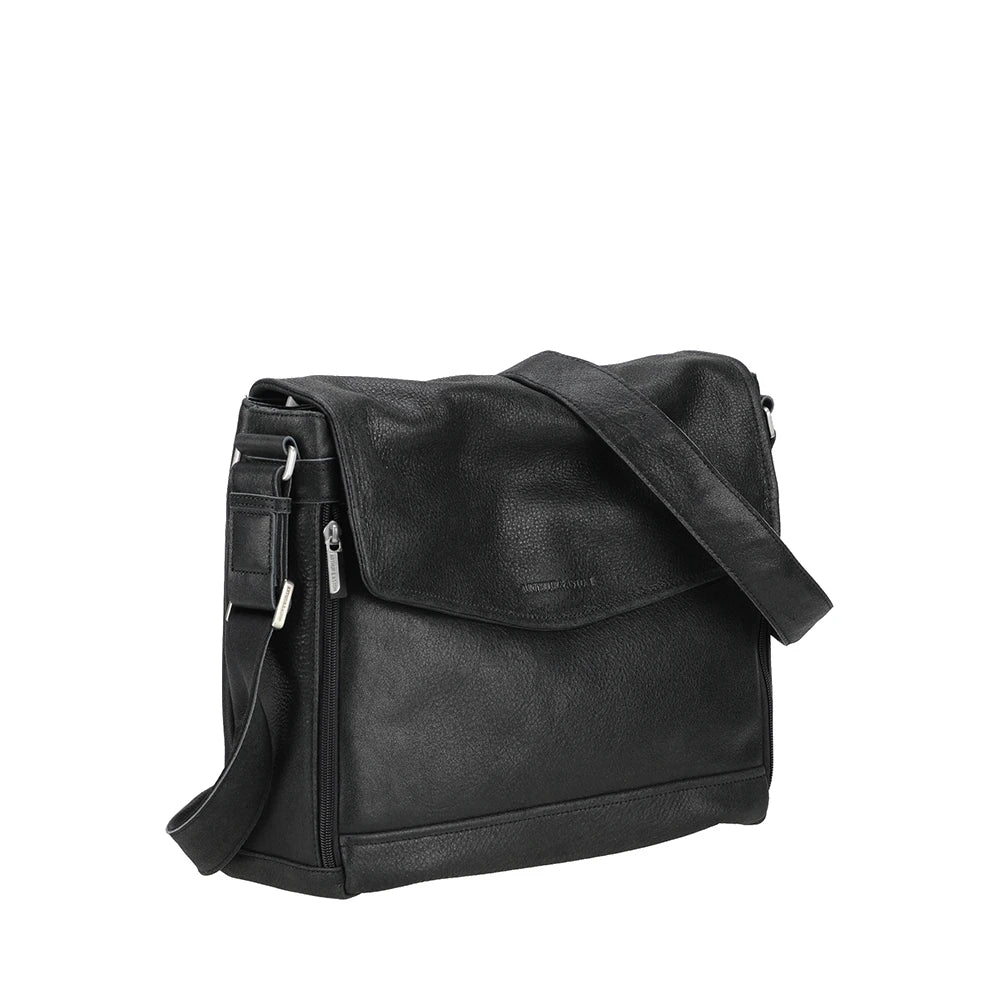 Owen Large Leather Messenger Bag