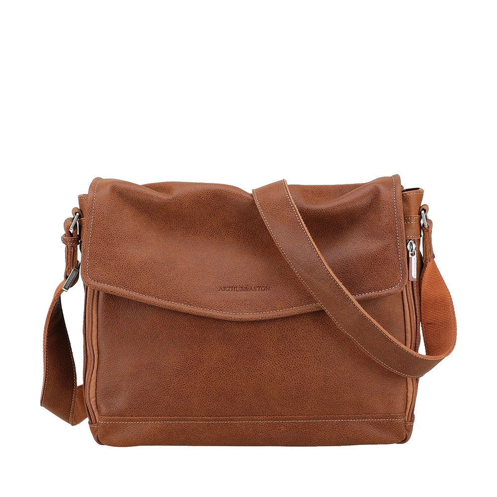 Owen Large Leather Messenger Bag