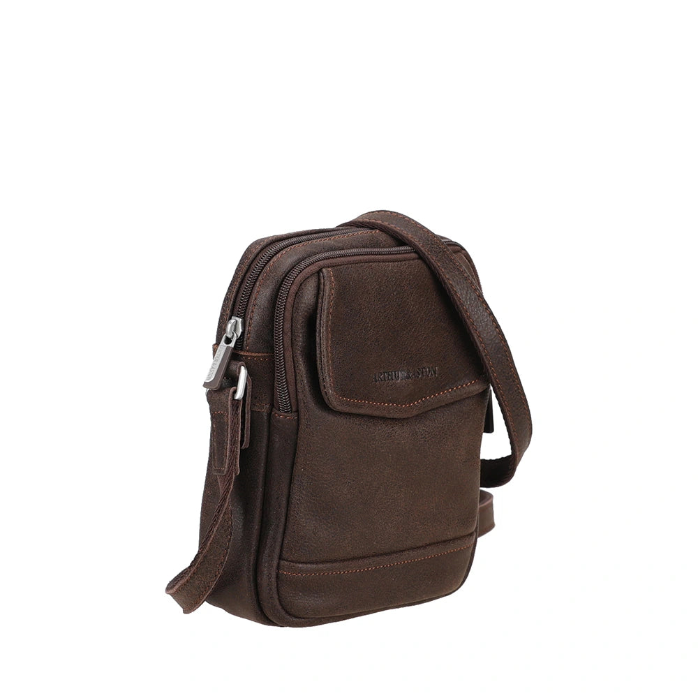 L Owen Leather Crossbody Bag
