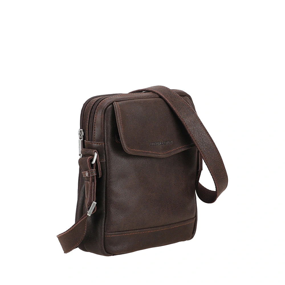 Owen XL Leather Crossbody Bag