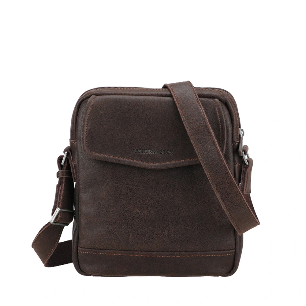 Owen XL Leather Crossbody Bag