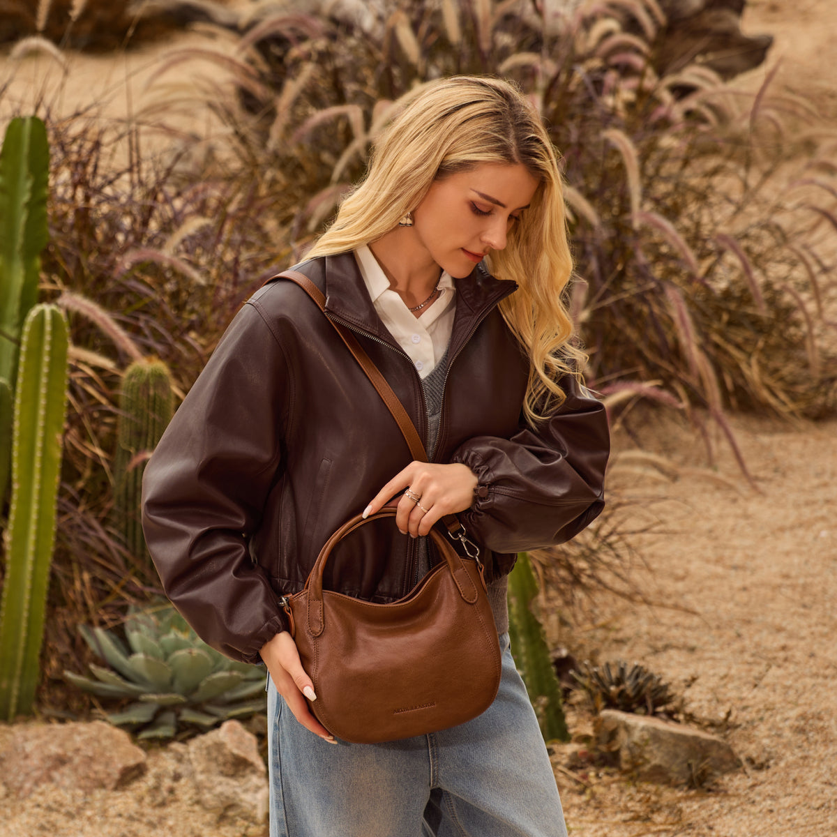 Sac à main S cuir Edith